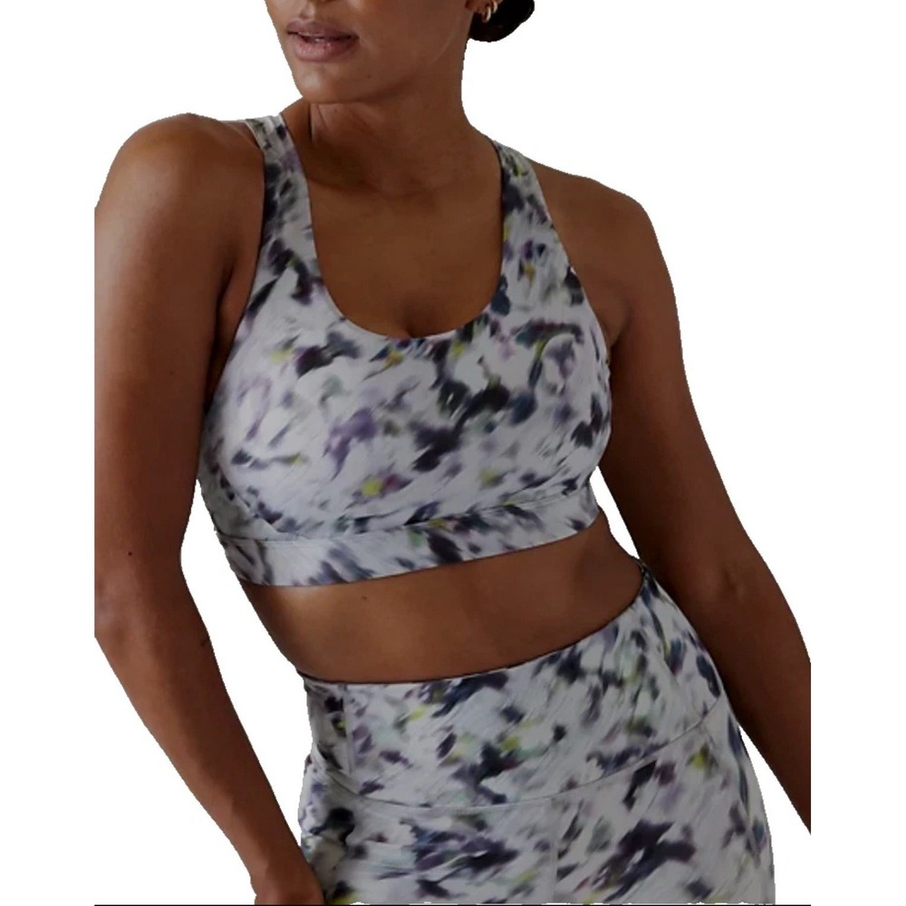 Women's Athleta Large D-DD Ultimate Bra Grey Lrya Garden